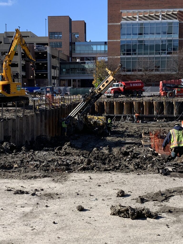 UBC Pile Drivers Job Site