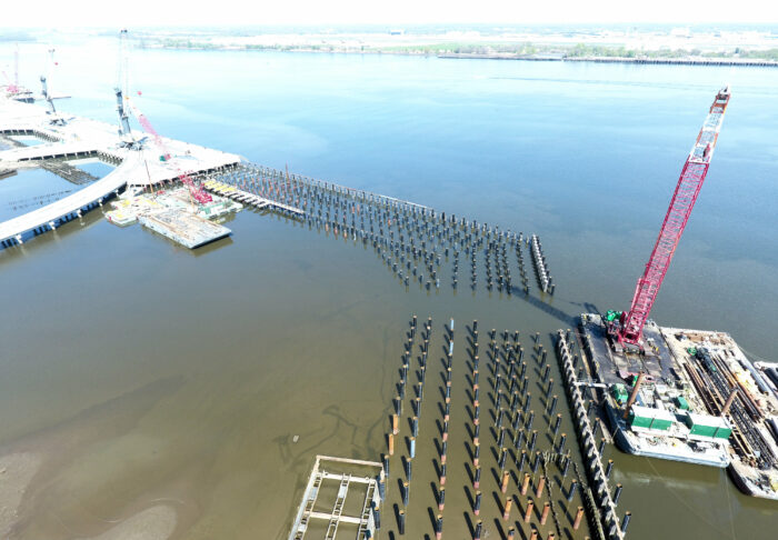 UBC Pile Drivers Marine Construction Job Site