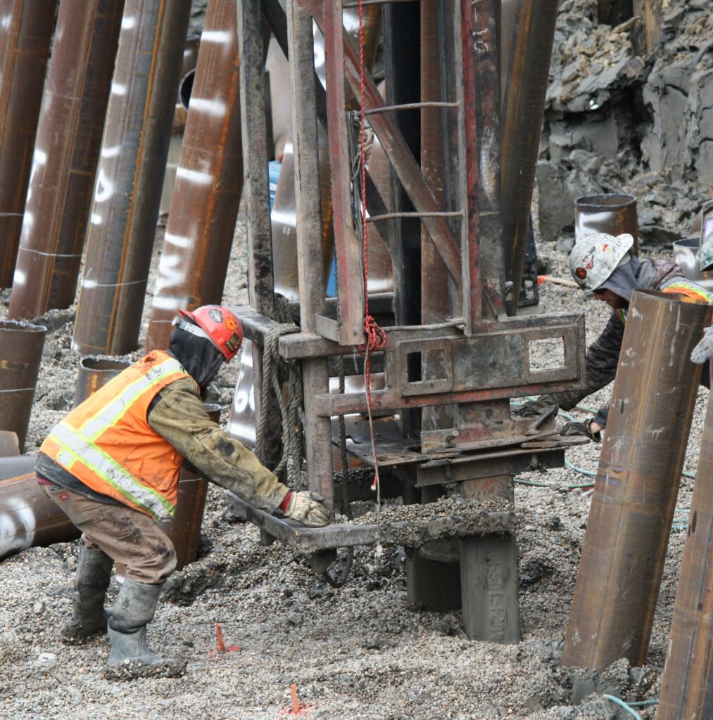 UBC Pile Drivers Job Site