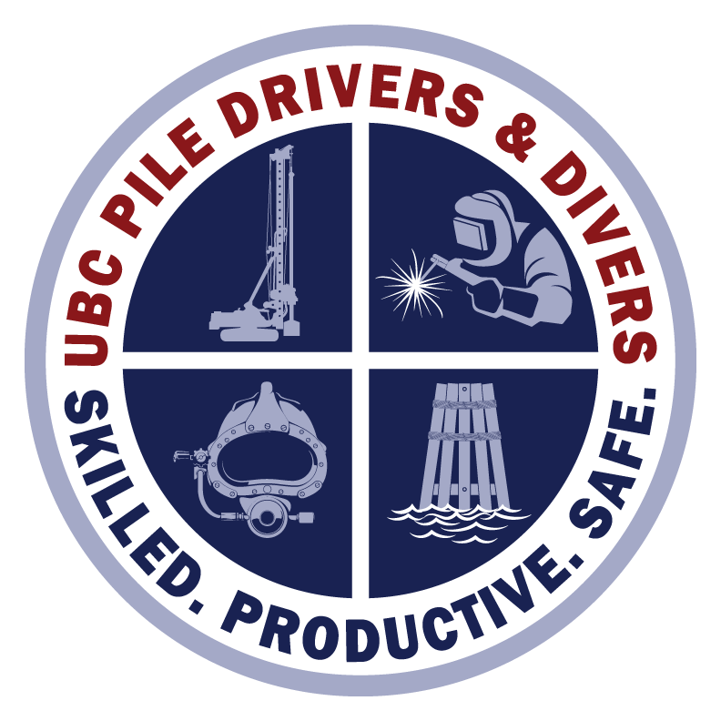 UBC Pile Driver & Divers Logo